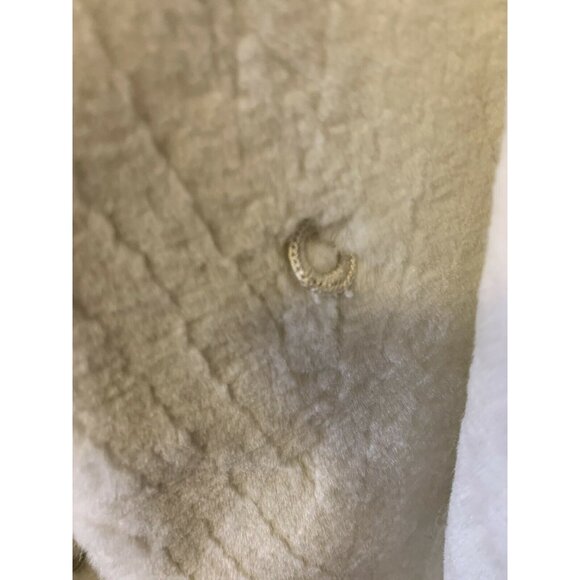 Vintage Style VI Ltd Ladies Sz S White‎ Faux Mink Fur Coat Very Soft - Picture 5 of 12